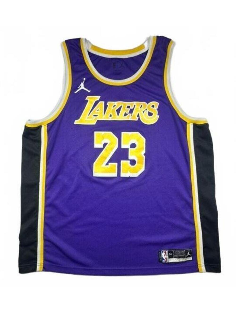 Jordan Brand LeBron James Lakers Jersey Size 56 Statement Edition Purple